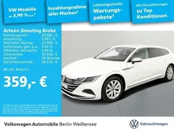 Pure white Gebraucht 2021 VW Arteon Elegance Kombi | 29.985 € (Guter Preis)