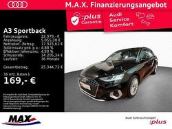 Schwarz Gebraucht 2023 Audi A3 Advanced Limousine | 22.979 € (Superpreis)