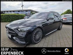 Schwarz Gebraucht 2023 Mercedes C180 AMG line Kombi | 35.690 € (Etwas zu teuer)