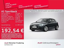 Grau Gebraucht 2022 Audi A1 Sportback Advanced Plus Kleinwagen | 19.900 € (Guter Preis)