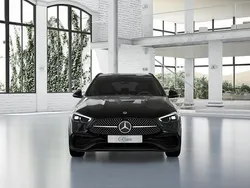 Metalliclack obsidianschwarz Gebraucht 2024 Mercedes C220 AMG Kombi | 36.900 € (Guter Preis)