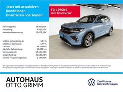 Clear blue metallic (metallic) Gebraucht 2024 VW T-Cross R-line SUV | 26.479 € (Fairer Preis)