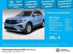 R9 clear blue metallic Gebraucht 2024 VW T-Cross Life SUV | 26.222 € (Etwas zu teuer)