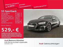 Mythosschwarz metallic Gebraucht 2022 Audi S5 Sportback Ambiente Kleinwagen | 44.376 € (Guter Preis)