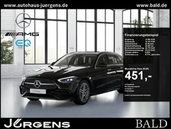 Obsidianschwarz metallic Gebraucht 2024 Mercedes C300 AMG Kombi | 47.880 € (Fairer Preis)