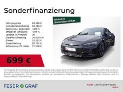 Mythosschwarz metallic Gebraucht 2022 Audi e-tron GT quattro Ambiente Limousine | 60.480 € (Superpreis)