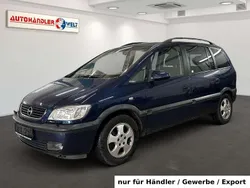Blau Gebraucht 2001 Opel Zafira Elegance Van / Kleinbus | 599 € (Superpreis)
