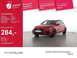 Progressivrot metallic Gebraucht 2024 Audi A3 Sportback S-Line Limousine | 35.499 € (Fairer Preis)