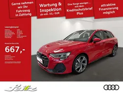 Rot Neu 2025 Audi A3 Sportback S-Line Limousine | 43.949 € (Etwas zu teuer)