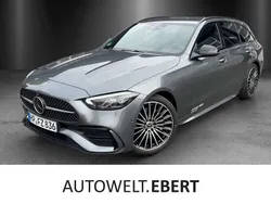 Selenitgrau Gebraucht 2024 Mercedes C220 AMG line Kombi | 49.880 € (Teuer)