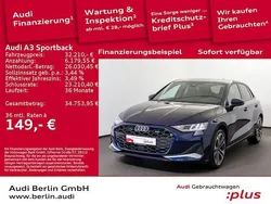 Navarrablau metallic Gebraucht 2024 Audi A3 Advanced Plus Limousine | 32.210 € (Guter Preis)