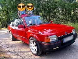 Rot Gebraucht 1989 Ford Escort Cabriolet Zetec Cabrio | 7.500 €