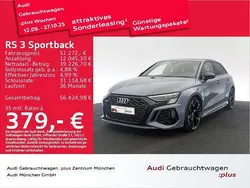Grau Gebraucht 2022 Audi RS3 Sportback Ambiente Kleinwagen | 51.272 € (Fairer Preis)