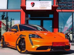 Orange Gebraucht 2020 Porsche Taycan Turbo Limousine | 75.990 € (Teuer)