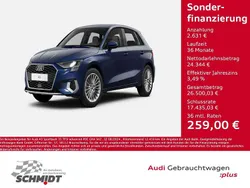 Blau Gebraucht 2024 Audi A3 Sportback Advanced Limousine | 26.975 € (Superpreis)