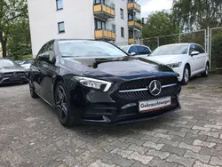 Nachtschwarz Gebraucht 2018 Mercedes A200 AMG line Limousine | 22.490 € (Fairer Preis)
