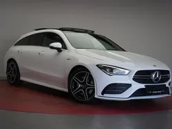 Weiß Gebraucht 2021 Mercedes CLA35 AMG Shooting Brake AMG Kombi | 37.490 € (Fairer Preis)
