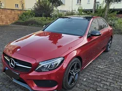 Rot Gebraucht 2015 Mercedes C200 AMG Limousine | 15.999 € (Teuer)