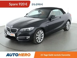 Schwarz Gebraucht 2018 BMW 218 Luxury Line Cabrio | 19.910 € (Fairer Preis)