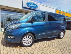 Chromablau metallic Gebraucht 2023 Ford Tourneo Custom Titanium X Van / Kleinbus | 41.990 € (Superpreis)