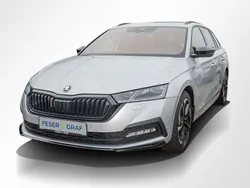 Brilliantsilber metallic Gebraucht 2024 Skoda Octavia SportLine Kombi | 31.350 € (Superpreis)
