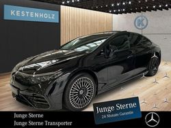 Metalliclack obsidianschwarz Gebraucht 2024 Mercedes EQS450+ AMG Limousine | 85.880 €