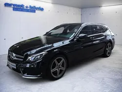 Schwarz Gebraucht 2017 Mercedes C200 AMG line Kombi | 24.850 € (Etwas zu teuer)