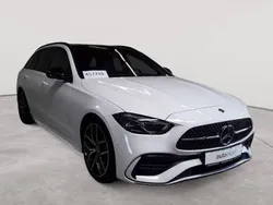 Polarweiß Gebraucht 2022 Mercedes C220 AMG line Kombi | 27.990 € (Guter Preis)