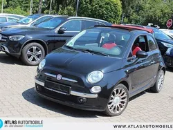 Schwarz Gebraucht 2012 Fiat 500 Lounge Cabrio | 10.990 € (Etwas zu teuer)