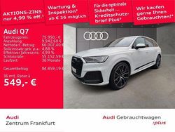 Gletscherweiß metallic Gebraucht 2023 Audi Q7 S-Line SUV | 75.950 € (Teuer)