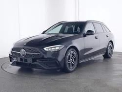 Schwarz metalliclack obsidians Gebraucht 2023 Mercedes C300e AMG Kombi | 41.380 € (Superpreis)