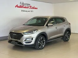 White sand metallic Gebraucht 2020 Hyundai Tucson Premium SUV | 27.900 € (Fairer Preis)
