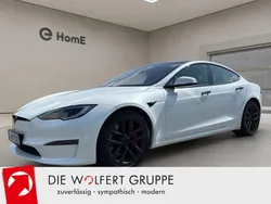 Pearl white multicoat Gebraucht 2023 Tesla Model S Plaid Limousine | 79.900 € (Etwas zu teuer)