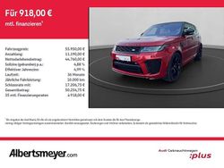 Rot Gebraucht 2018 Land Rover Range Rover Sport SVR SUV | 55.950 € (Guter Preis)