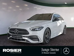 Weiss / opalithweiß Gebraucht 2023 Mercedes C300 AMG Kombi | 40.879 € (Fairer Preis)