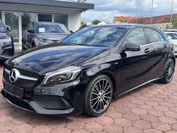 Nachtschwarz unilack Gebraucht 2017 Mercedes A180 AMG line Limousine | 18.900 € (Etwas zu teuer)