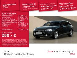 Brillantschwarz Gebraucht 2024 Audi A4 Advanced Plus Kombi | 31.990 € (Fairer Preis)