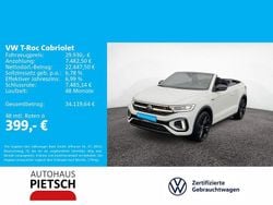 Pure white schwarz Gebraucht 2022 VW T-Roc Cabriolet R-line Cabrio | 29.930 € (Fairer Preis)