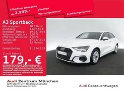 Ibisweiß Gebraucht 2022 Audi A3 Sportback e-tron Design Limousine | 20.976 € (Superpreis)