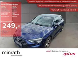 Navarrablau metallic Gebraucht 2021 Audi A3 Sportback e-tron Design Limousine | 24.379 € (Fairer Preis)