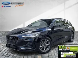 Obsidianschwarz metallic Gebraucht 2024 Ford Focus ST-Line Kombi | 20.380 € (Guter Preis)
