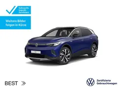Blue dusk metallic/schwarz (metallic) Gebraucht 2021 VW ID.4 Pro Performance SUV | 26.899 € (Guter Preis)