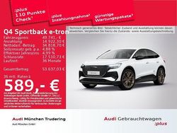 Weiß Gebraucht 2024 Audi Q4 Sportback e-tron Sport SUV | 49.741 €