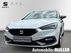 Nevada weiss Gebraucht 2024 Seat Leon FR Limousine | 25.989 € (Fairer Preis)