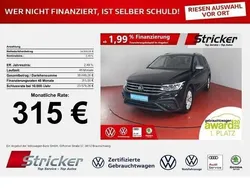 Schwarz (deep black perleffekt) Gebraucht 2024 VW Tiguan Allspace Life SUV | 34.949 € (Superpreis)