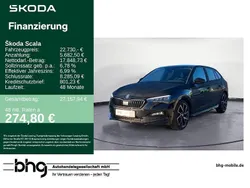 Schwarz Gebraucht 2022 Skoda Scala Monte Carlo Kleinwagen | 22.730 € (Fairer Preis)