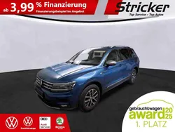 Blue silk metallic Gebraucht 2019 VW Tiguan Allspace Comfortline SUV | 27.949 € (Etwas zu teuer)
