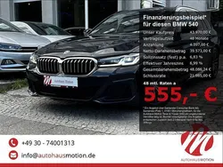 Black sapphire metallic Gebraucht 2021 BMW 540 M Sport Kombi | 43.970 € (Fairer Preis)