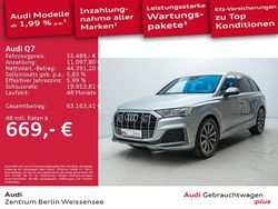 Satellitsilber metallic Gebraucht 2022 Audi Q7 S-Line SUV | 55.489 € (Superpreis)
