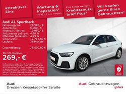 Gletscherweiß metallic Gebraucht 2024 Audi A1 Sportback Advanced Plus Kleinwagen | 25.980 € (Fairer Preis)
